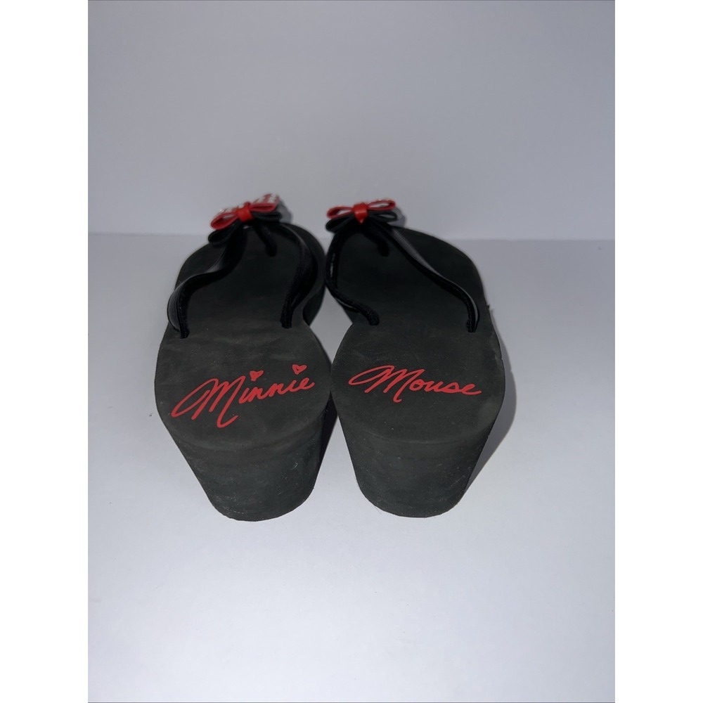 Disney Parks Minnie Mouse Wedge Sandals Women's Size 10 - Picture 7 of 10